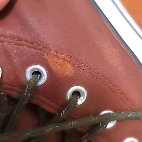 CONVERSE CHUCK TAYLOR ALL STAR UNISEX BROWN LEATHER WATERPROOF SNEAKER 8 - Picture 10 of 11